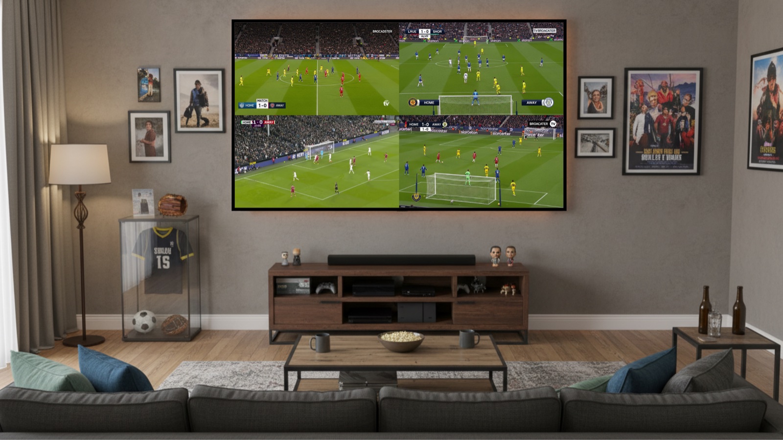 Multiple streams on one TV